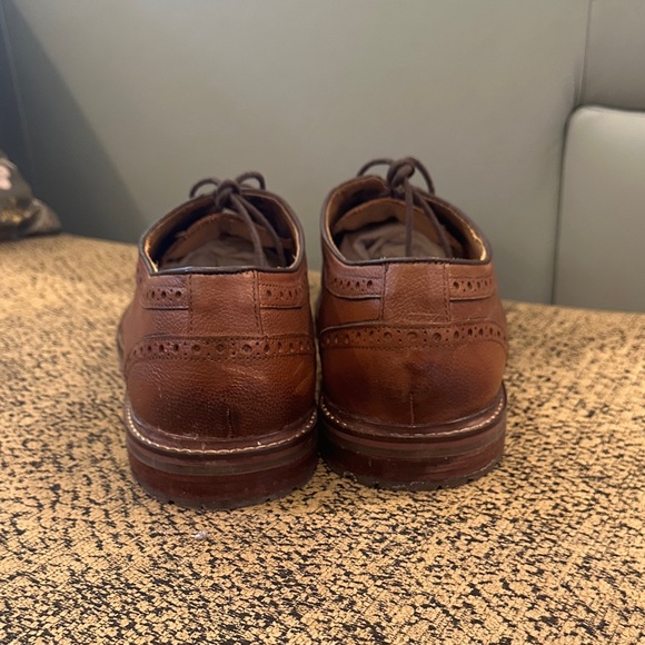 Florsheim Estabrook Wingtip Brogue Cognac Leather Dress Shoes size 13 Wide